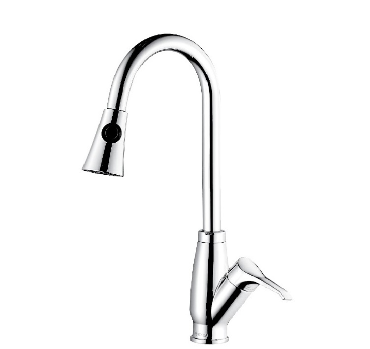 Vòi rửa bát nóng lạnh rút dây SM 8055