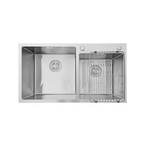 Chậu 2 hố lệch EM 8245 U