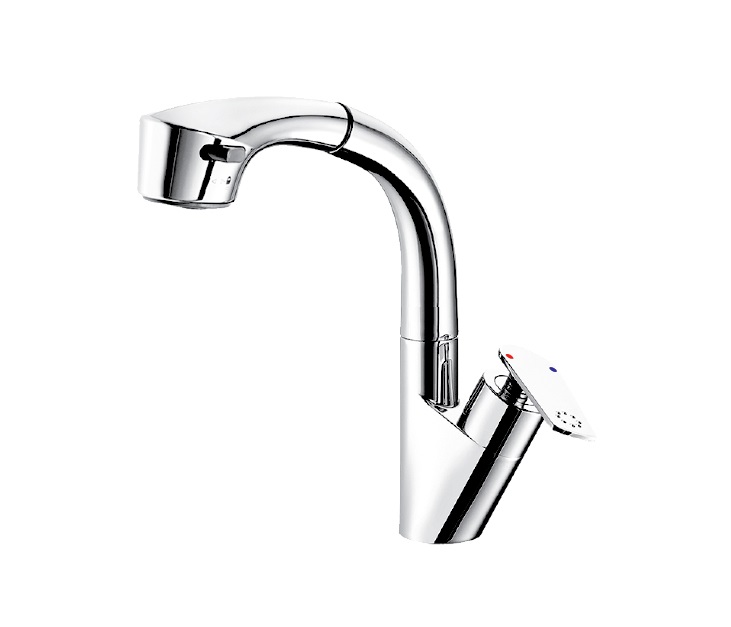 Vòi rửa bát nóng lạnh rút dây SM 6055