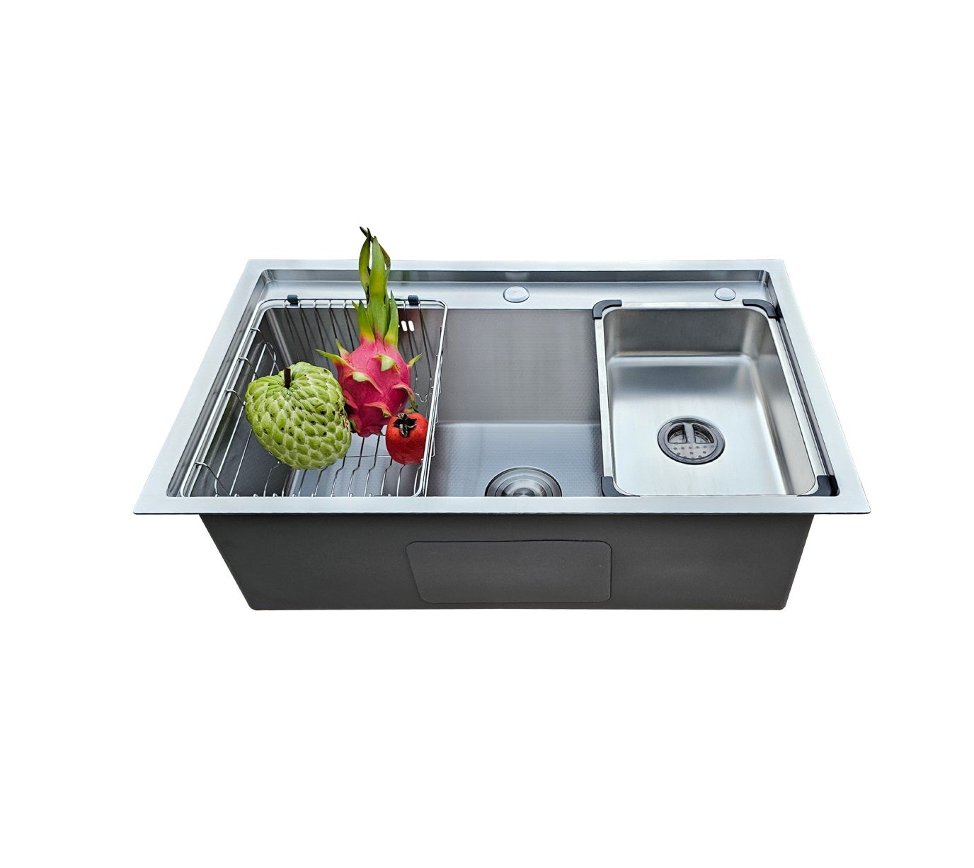 Chậu rửa bát 1 hố Inox sần EM 7848 G4 - Image 2