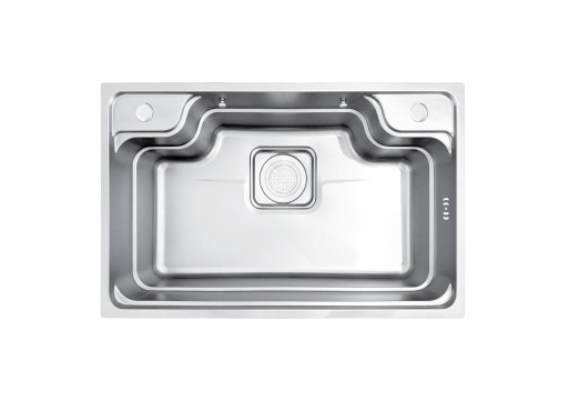Chậu đơn VP 780 (Inox 304 sần hạt gạo) - Image 2