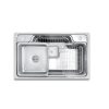 Chậu đơn VP 780 (Inox 304 sần hạt gạo)