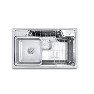 Chậu đơn VP 780 (Inox 304 sần hạt gạo)