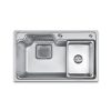 Chậu đơn VP 7848 L (Inox 304 sần, chống xước)